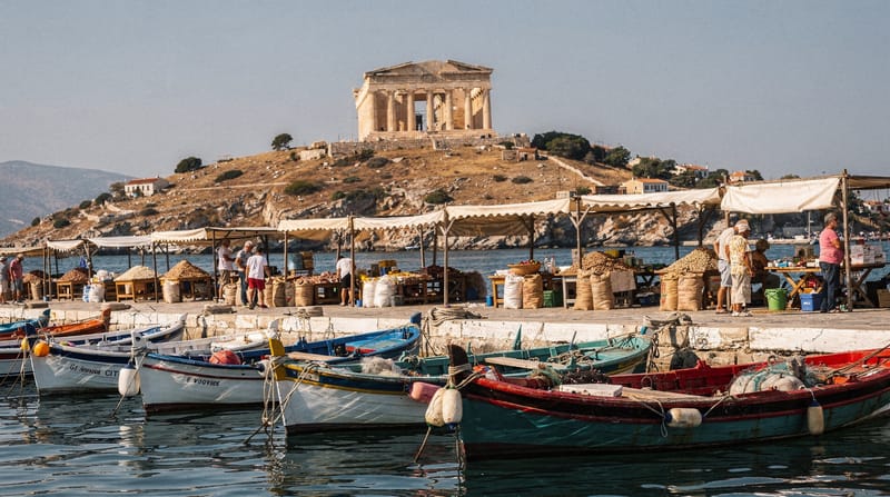 Aegina: pistachios, ancient temples, and Athens' closest island