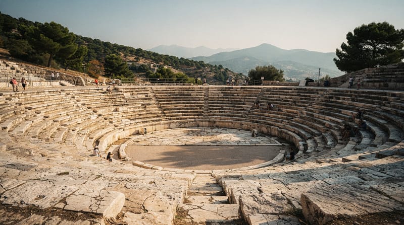 Epidauro: acustica dell'antico teatro e il santuario della guarigione