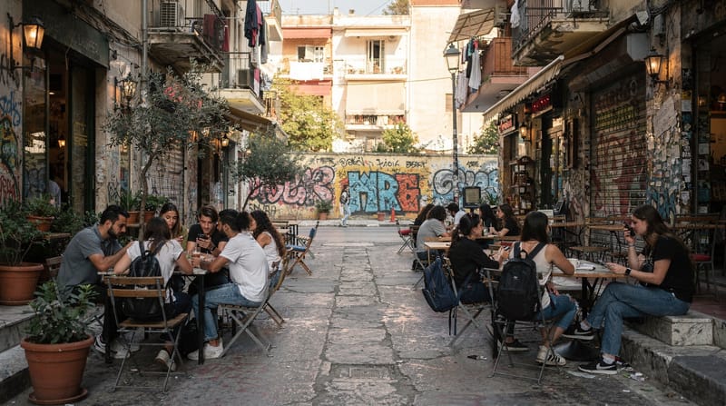 Exarchia: il cuore bohémien, politico e pieno di murales di Atene