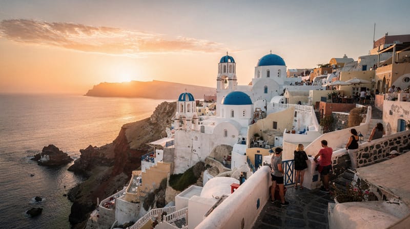 Fira: Santorini's clifftop capital and the caldera path hub