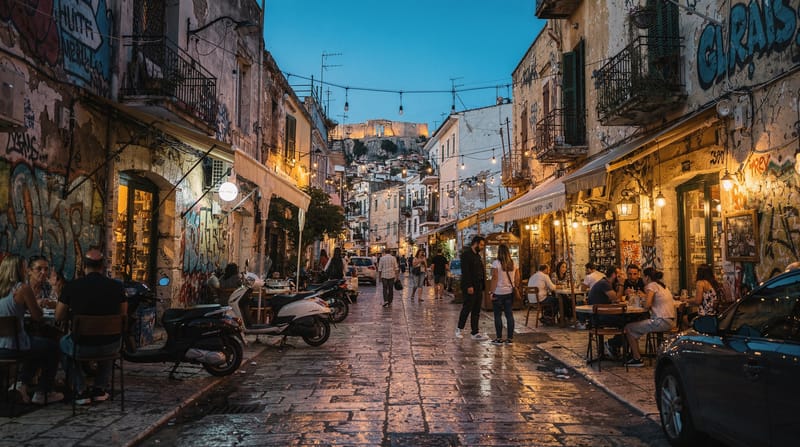 Psyrri: il quartiere che ha svegliato Atene di notte
