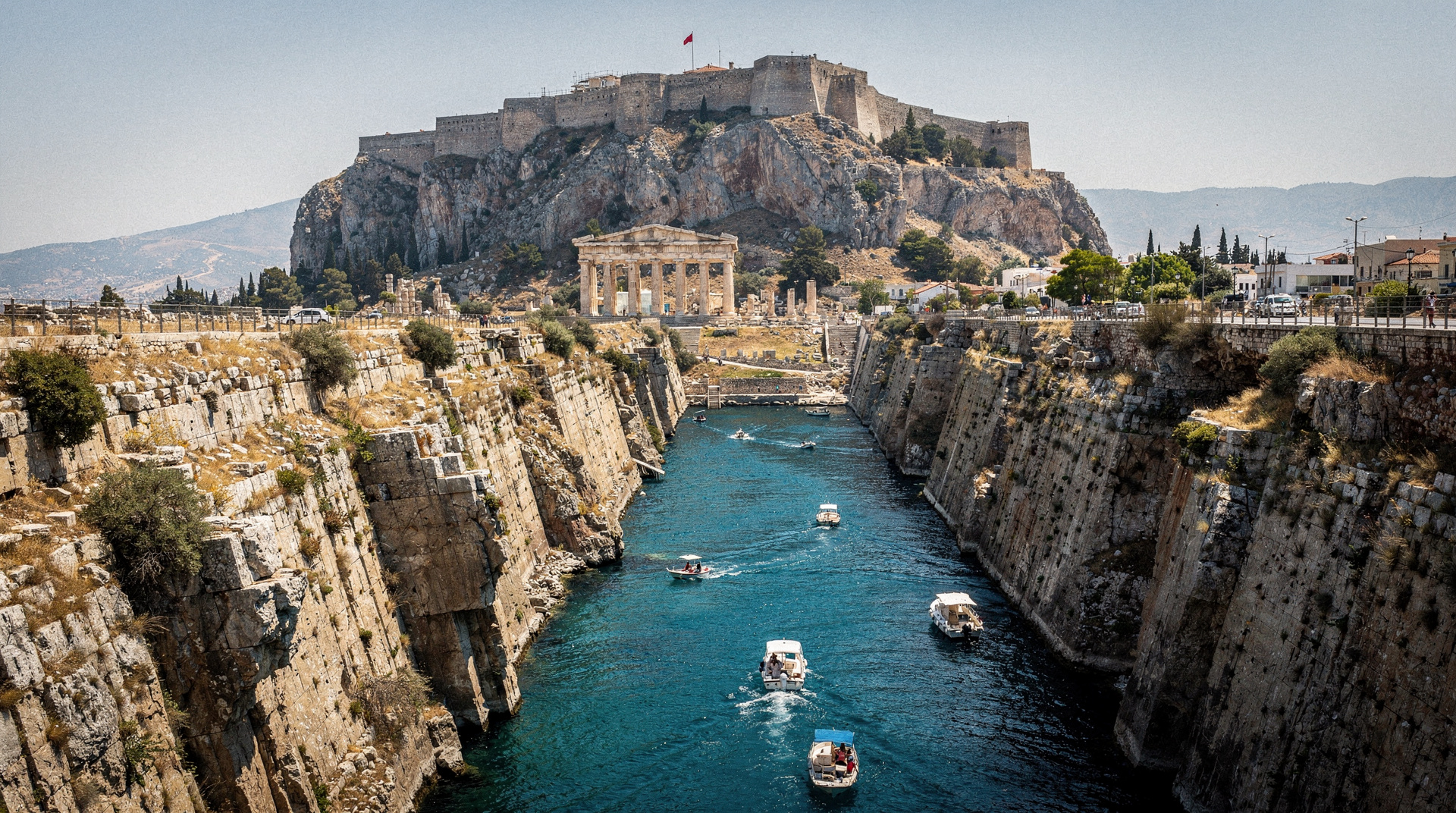 Antica Corinto e il Canale di Corinto: gita giornaliera da Atene