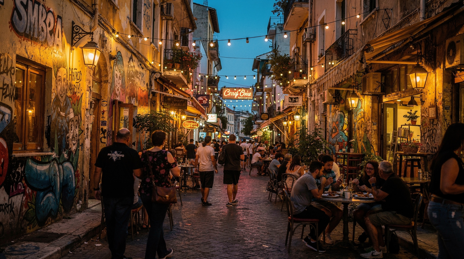 Tour di street art ad Atene: guida a Psyrri e Metaxourgeio