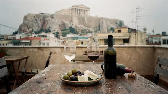 Acropolis Wine Tasting with Cheese