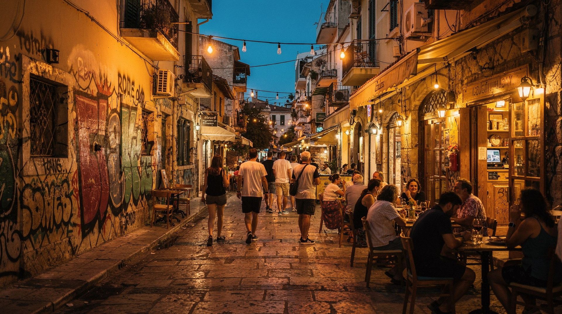 Bar crawl a Psyrri: una serata nel miglior distretto dei bar di Atene