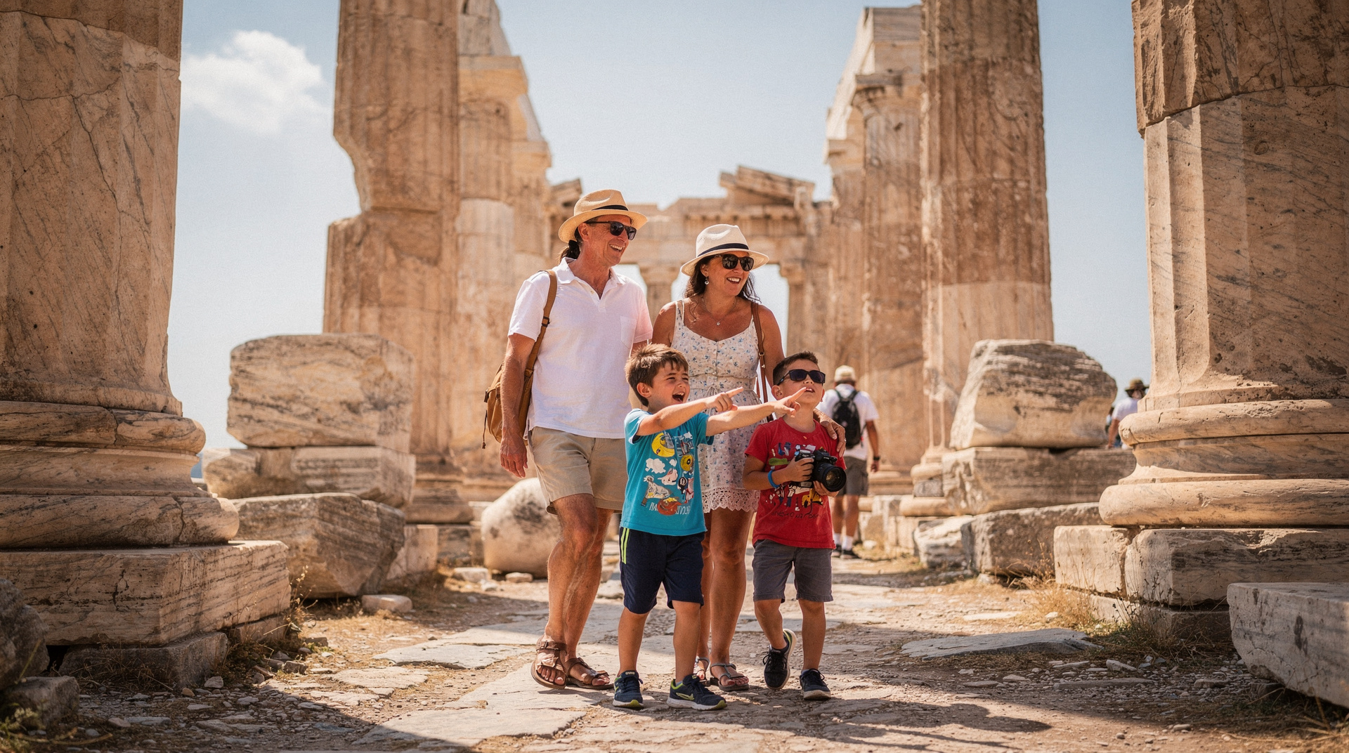 Atene con bambini: itinerario di 4 giorni in famiglia che funziona davvero